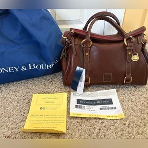 Dooney Large Florentine Satchel Chestnut NWT!!